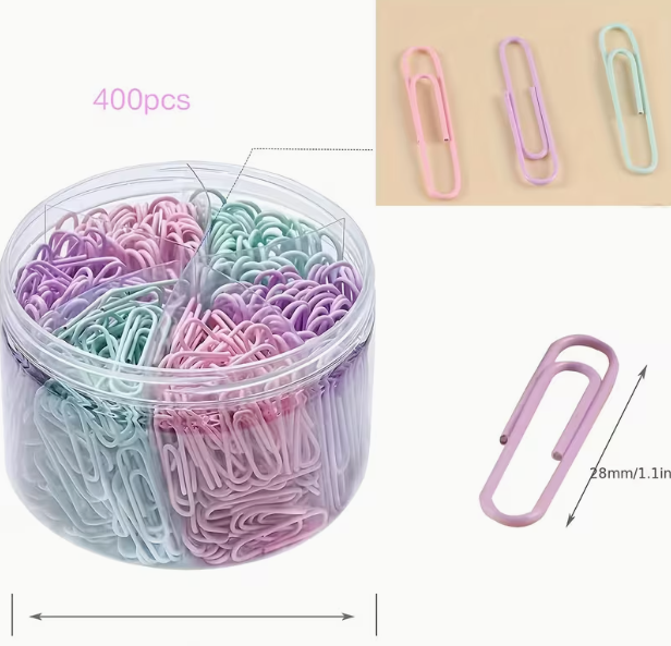400 Colorful Paper Clip