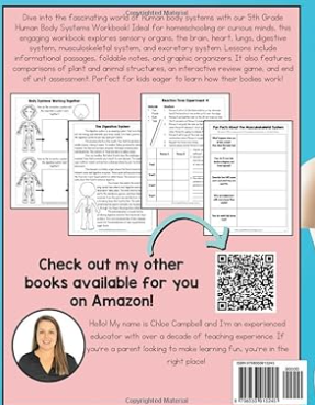 Human Body Systems for Kids Workbook: 5th Grade Science Curriculum