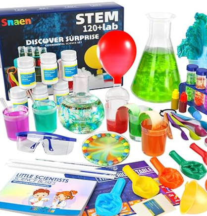 SNAEN 220+ Lab Experiments Science Kits for Kids, STEM Educational Learning Scientific Tools,Birthday Gifts and Toys for 3 4 5 6 7 8 9 10 11 12 Years Old Boys Girls Kids